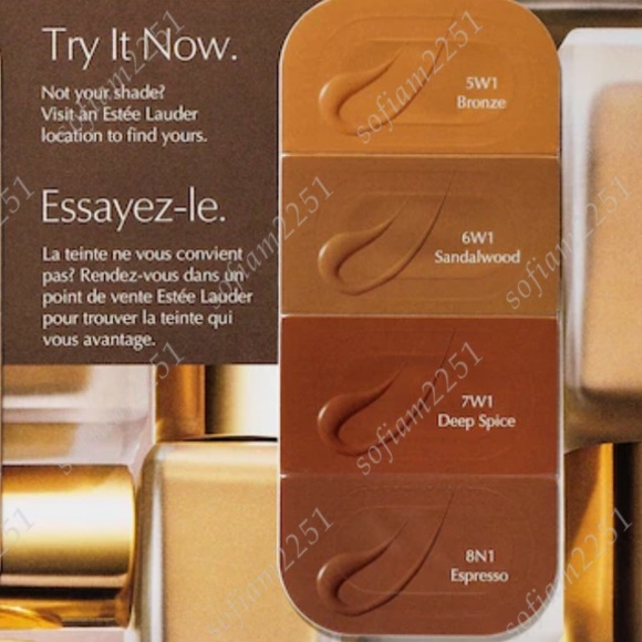 5️⃣/$25!💛Estée Lauder Double Wear Stay-in-Place Foundation SEALED! NEW! - Picture 10 of 15